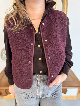Veste s/ Manches Anaïs • Bordeaux