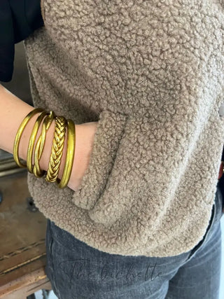 Veste s/ Manches Anaïs • Chocolat