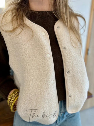 Veste s/ Manches Anaïs • Ecru