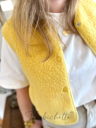 Veste s/ Manches Anaïs • Jaune