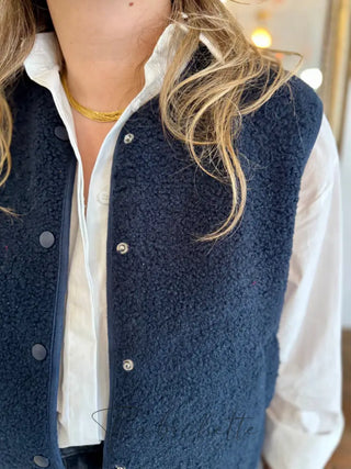 Veste s/ Manches Anaïs • Marine