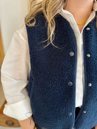 Veste s/ Manches Anaïs • Marine