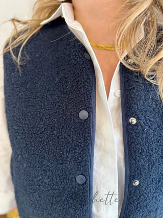 Veste s/ Manches Anaïs • Marine