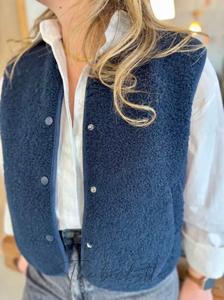 Veste s/ Manches Anaïs • Marine