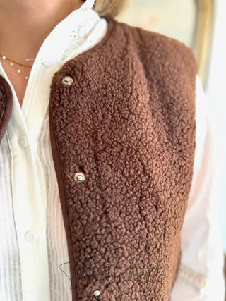 Veste s/ Manches Anaïs • Marron