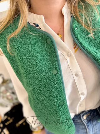 Veste s/ Manches Anaïs • Vert