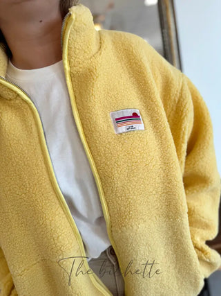 Veste Sherpa Justine • Jaune TU