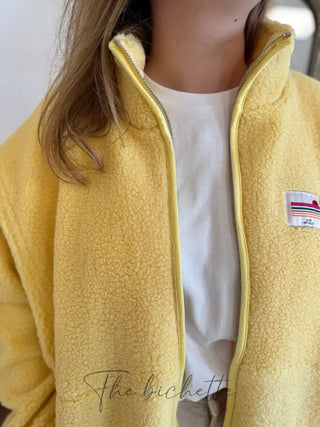Veste Sherpa Justine • Jaune TU