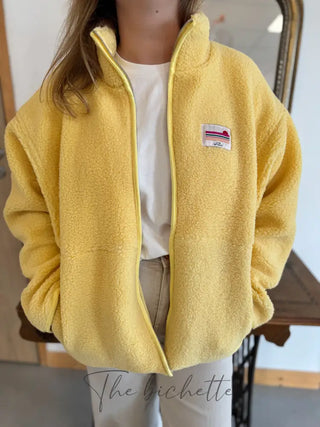 Veste Sherpa Justine • Jaune TU