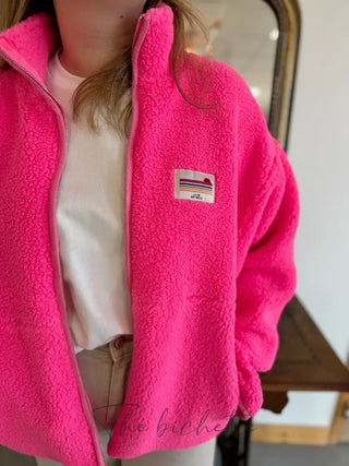 Veste Sherpa Justine • Rose TU