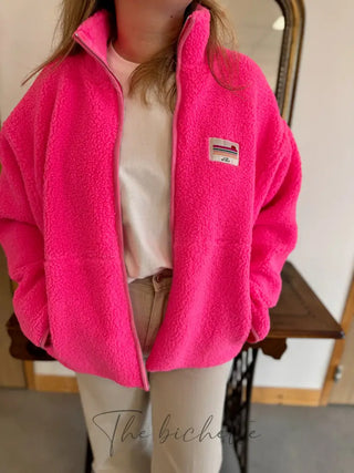 Veste Sherpa Justine • Rose TU