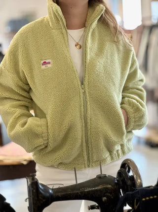 Veste Sherpa Justine • Vert