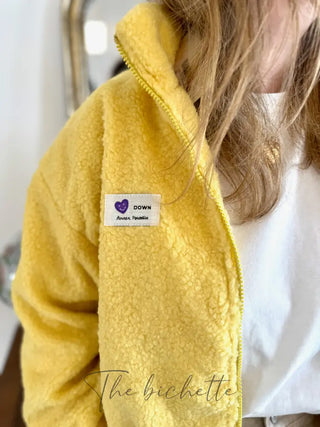 Veste Sherpa Louise • Jaune