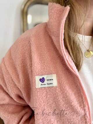 Veste Sherpa Louise • Rose